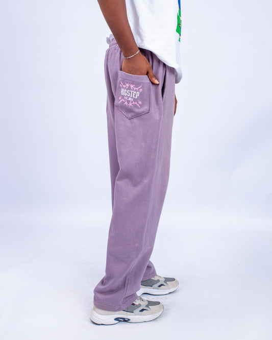 Big Step Joggers in Soft Purple