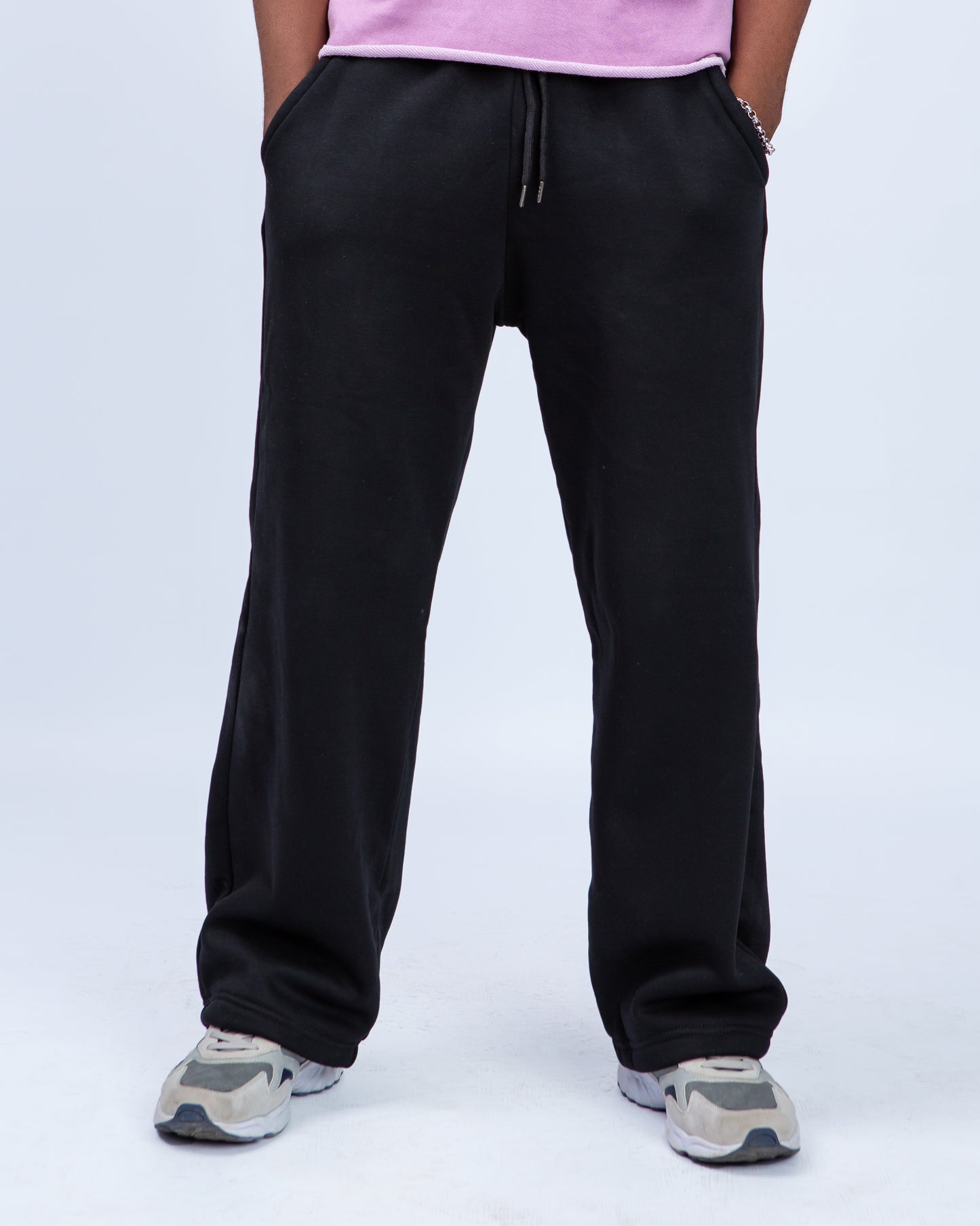 Big Step Joggers in Black