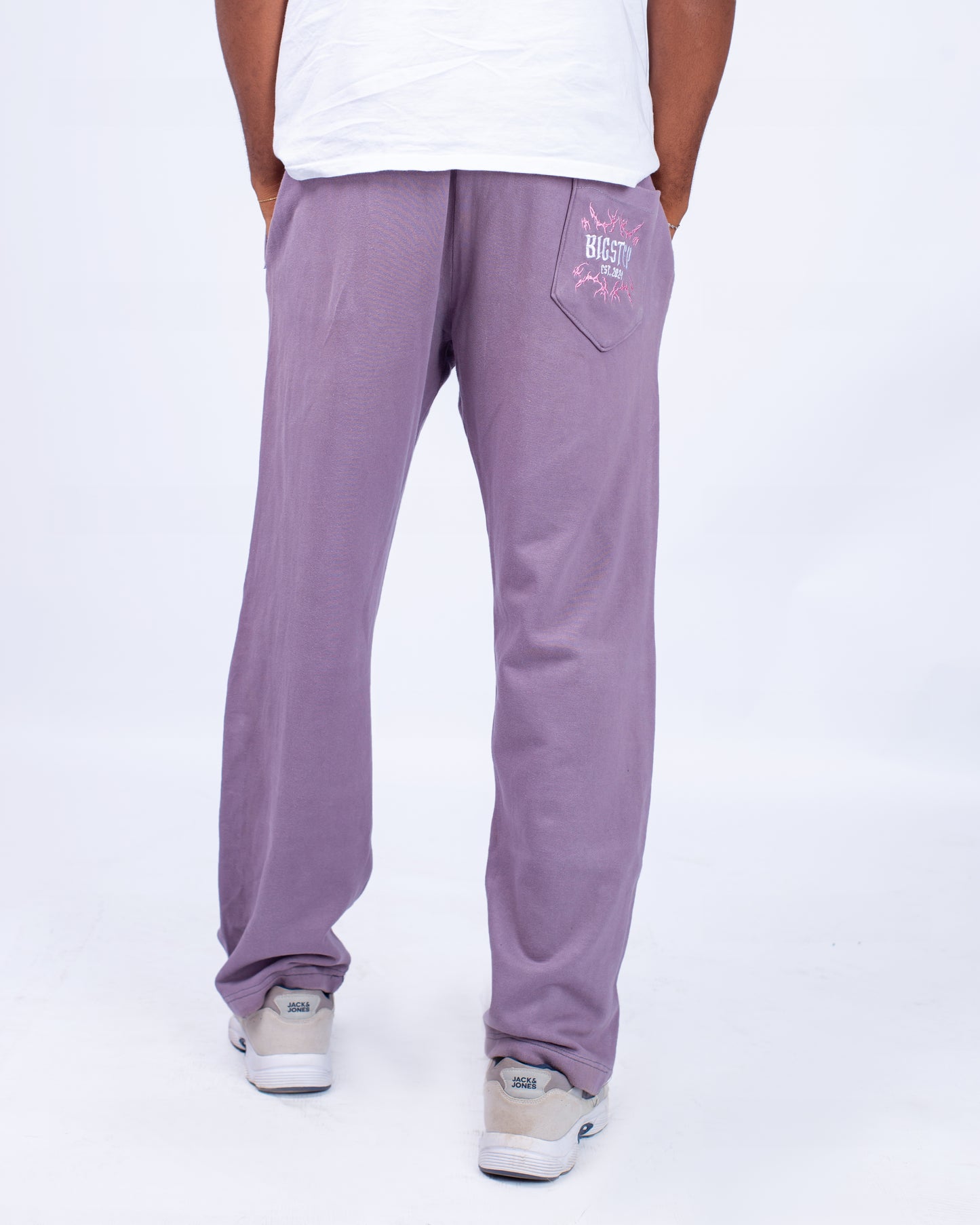 Big Step Joggers in Soft Purple